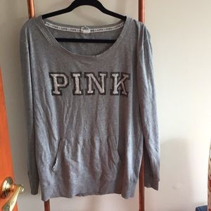 PINK sweatshirt with pocket